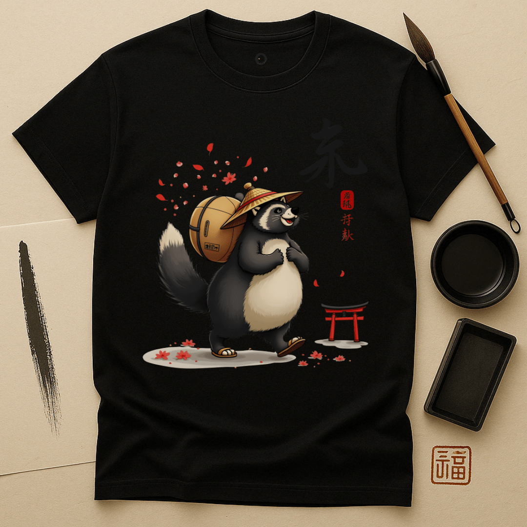 Tanuki Fortune T-Shirt