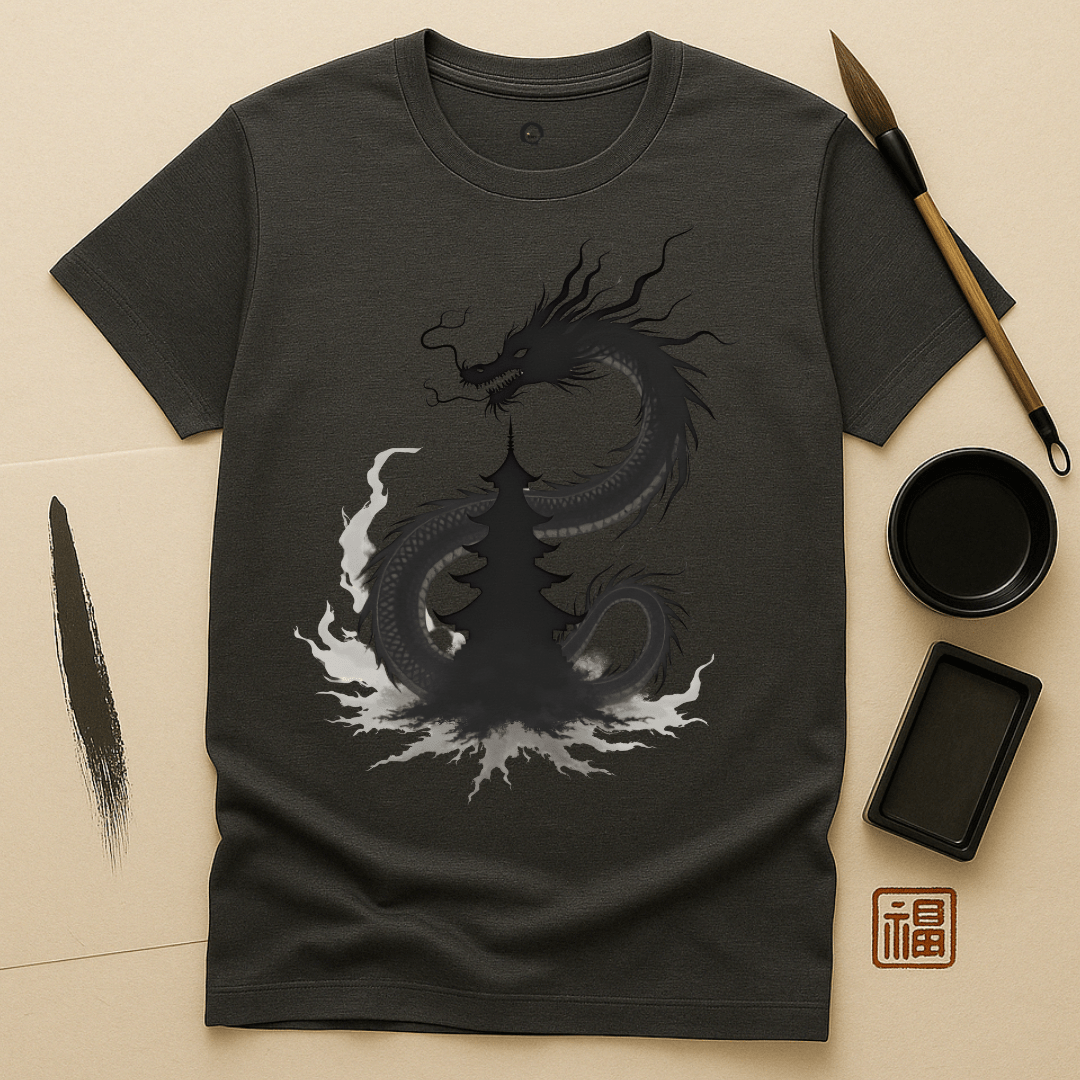 Sumi Dragon Elegance T-Shirt