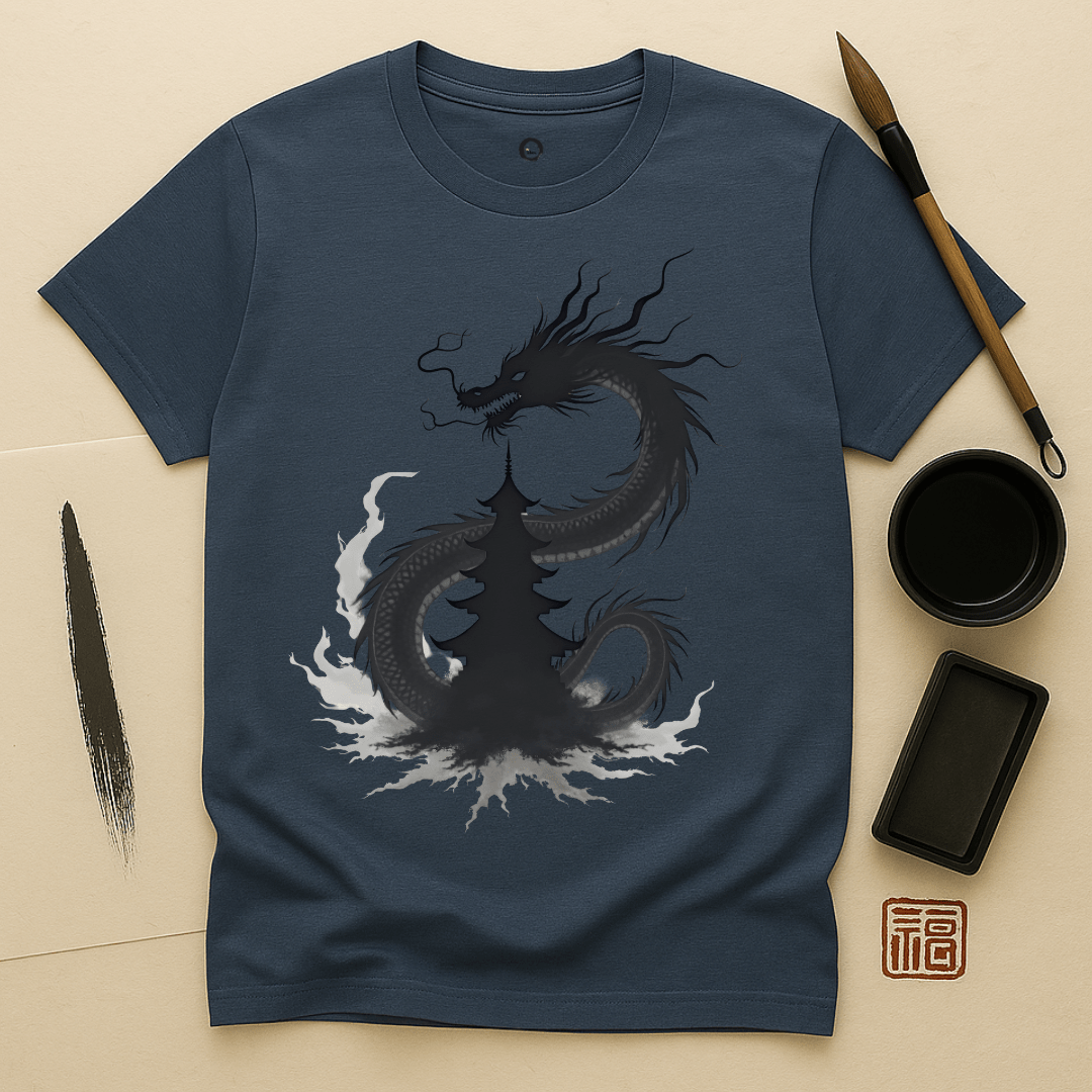Sumi Dragon Elegance T-Shirt