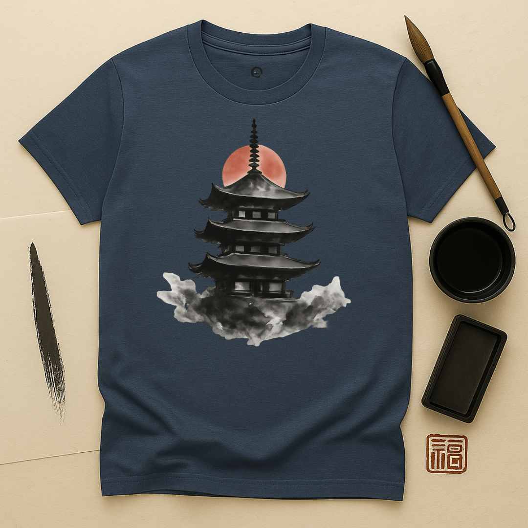 Moonlit Pagoda T-Shirt