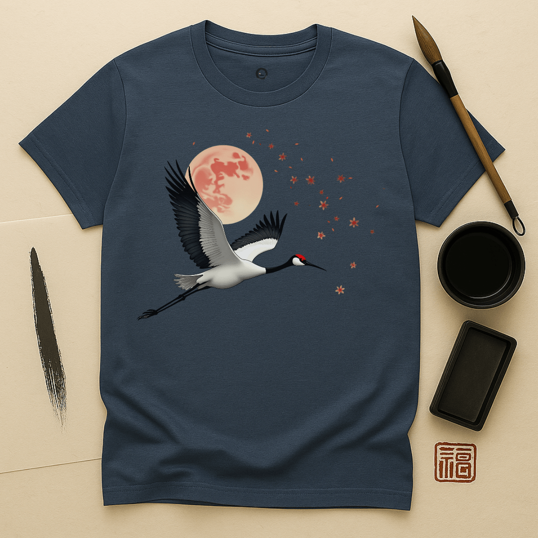 Crane Moon T-Shirt