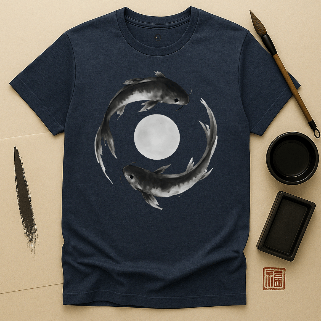 Twin Koi Moon T-Shirt