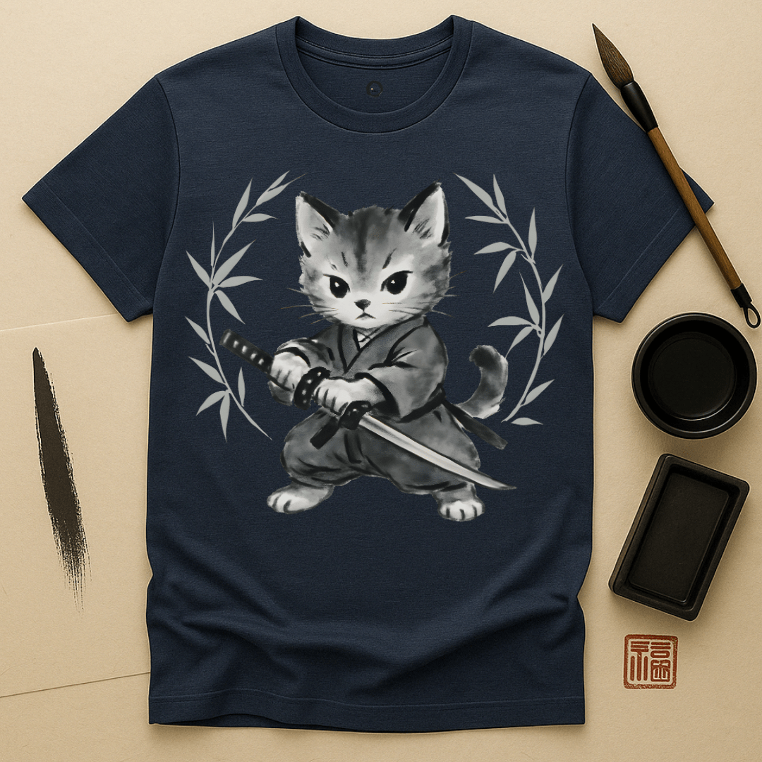 Samurai Kitten T-Shirt