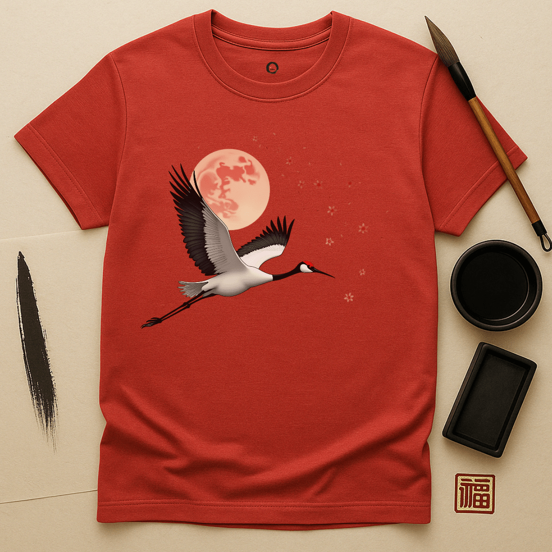 Crane Moon T-Shirt
