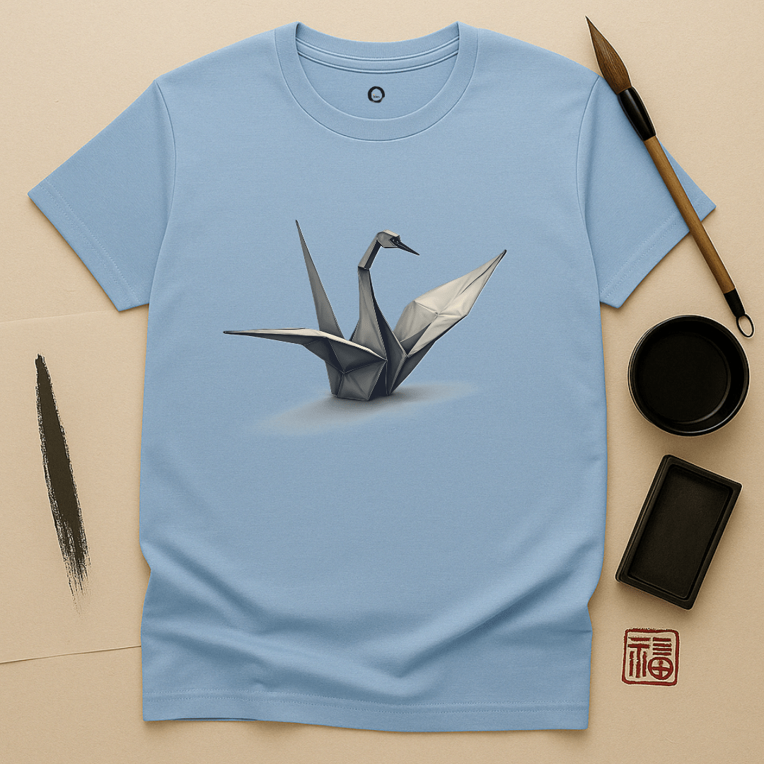 Crane Elegance T-Shirt