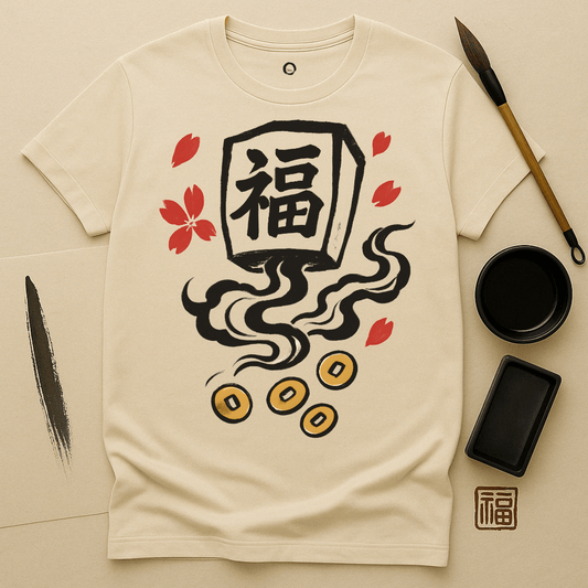 Lantern of Luck with Sakura T-Shirt