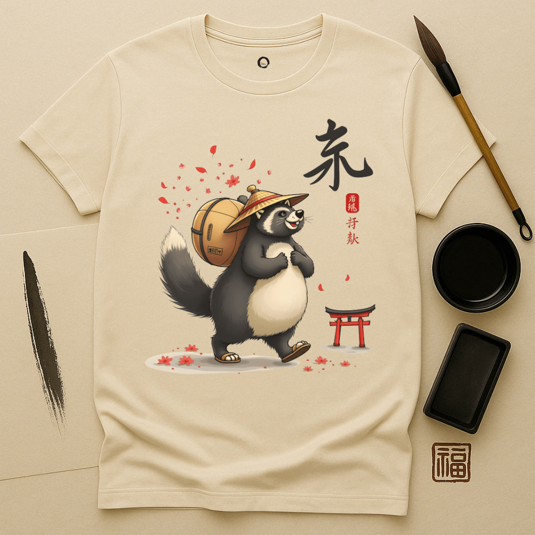 Tanuki Fortune T-Shirt