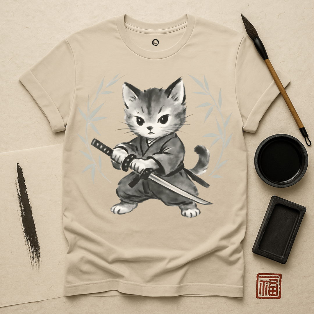 Samurai Kitten T-Shirt
