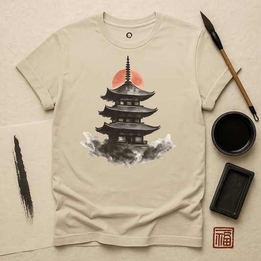 Moonlit Pagoda T-Shirt