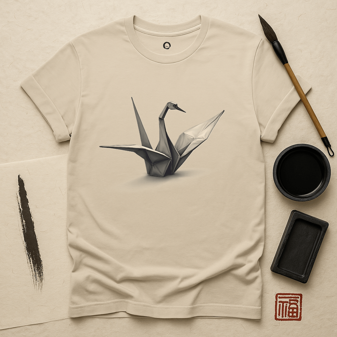 Crane Elegance T-Shirt