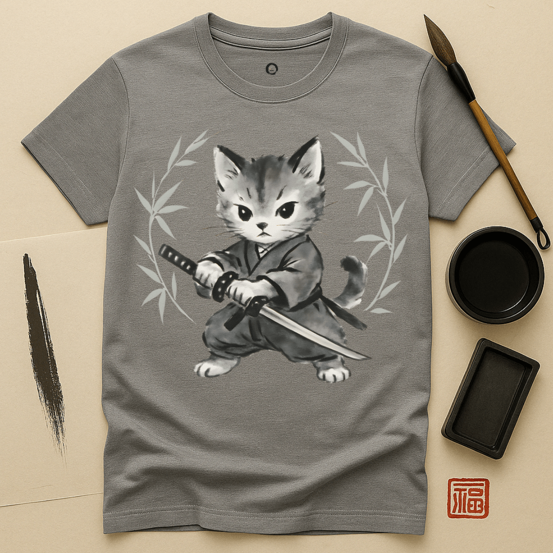 Samurai Kitten T-Shirt