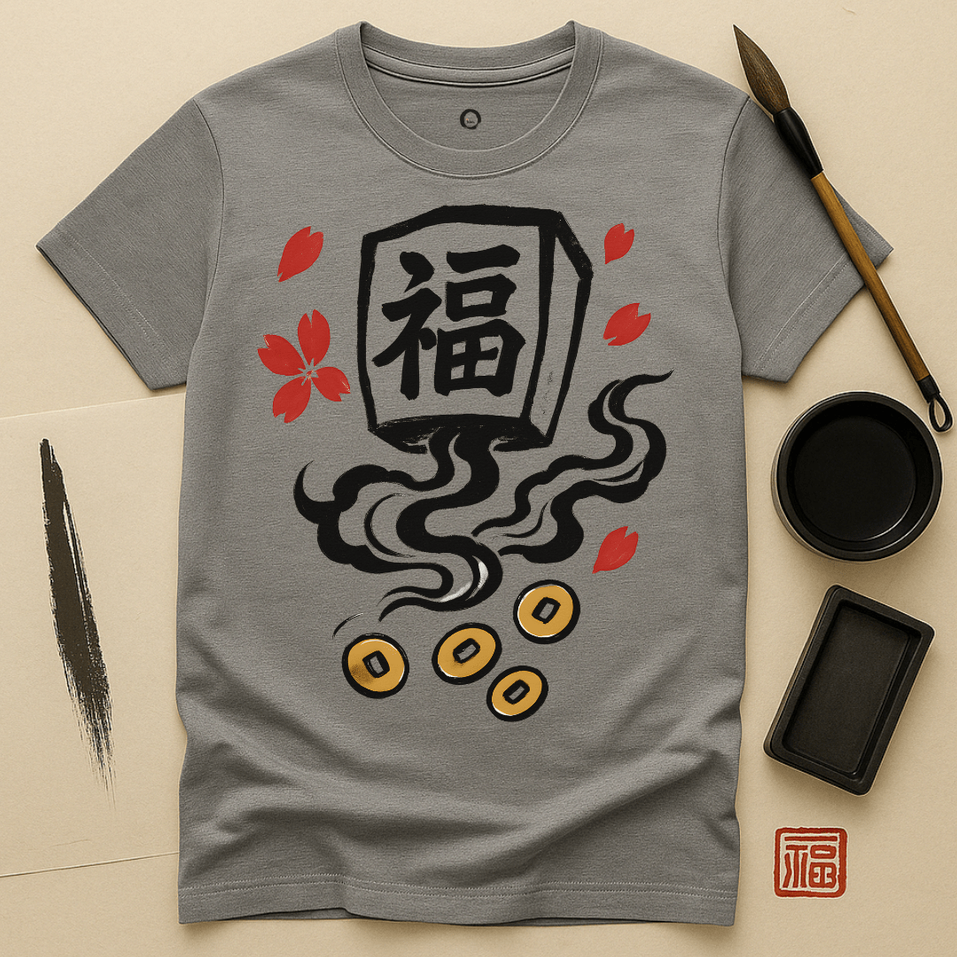 Lantern of Luck with Sakura T-Shirt