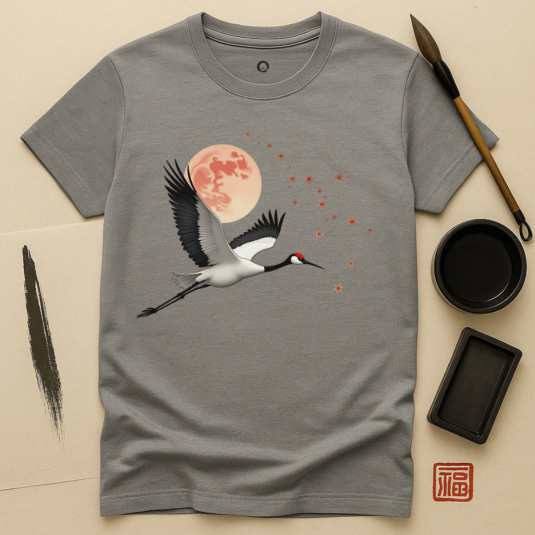 Crane Moon T-Shirt