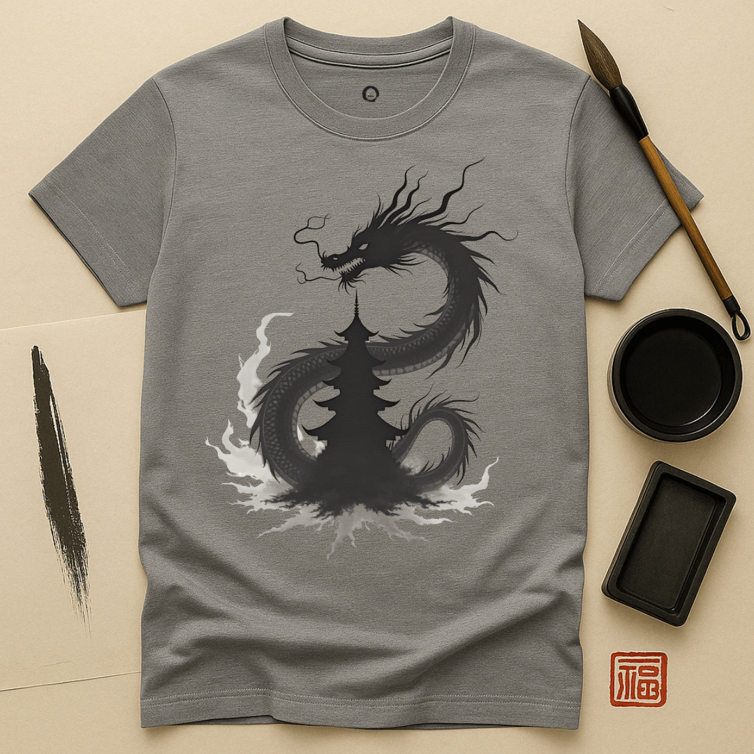 Sumi Dragon Elegance T-Shirt