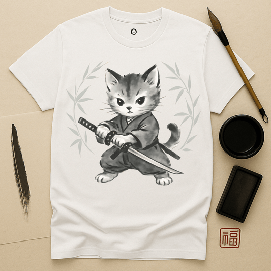 Samurai Kitten T-Shirt