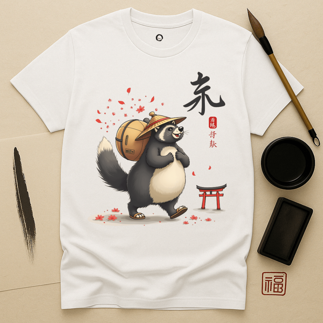 Tanuki Fortune T-Shirt