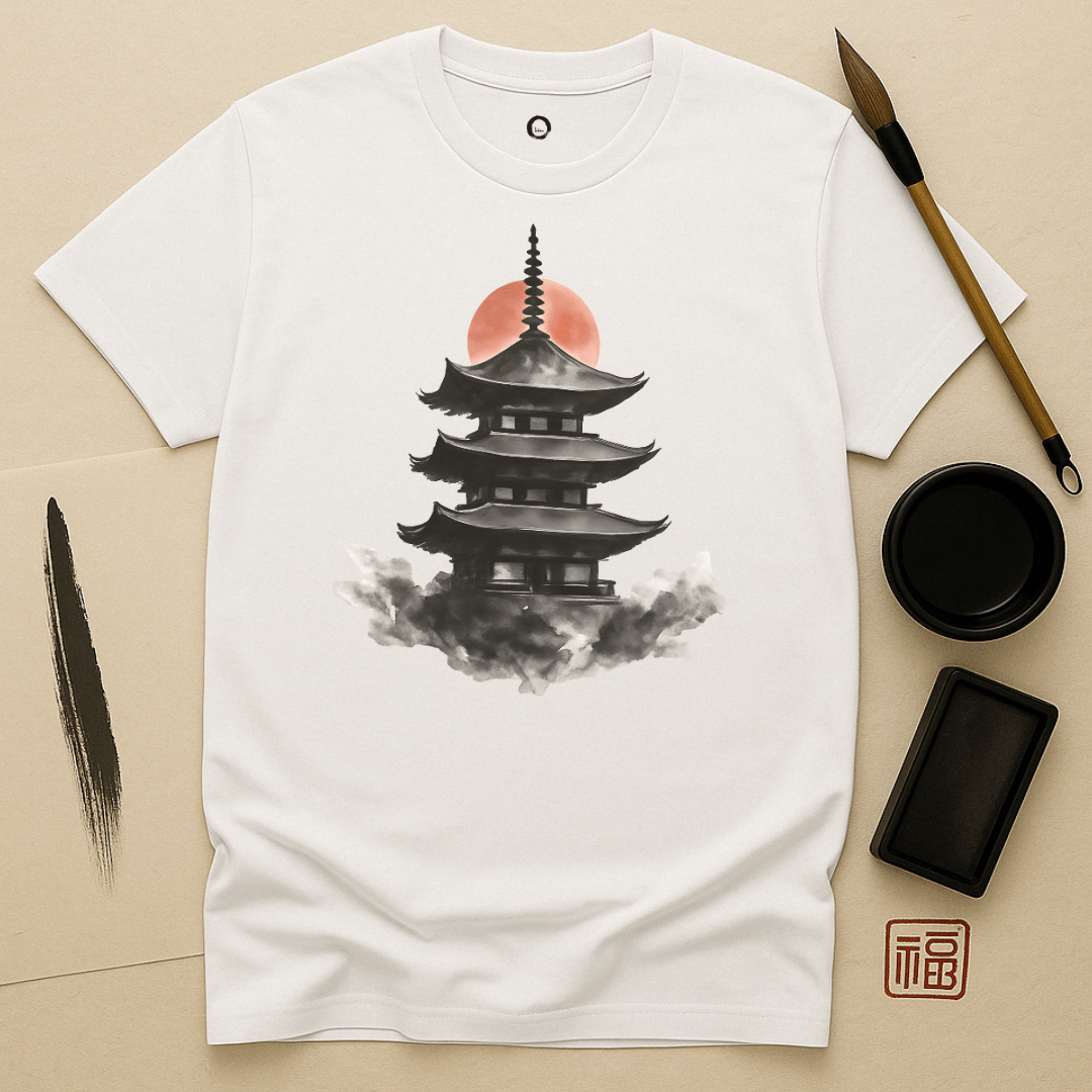 Moonlit Pagoda T-Shirt