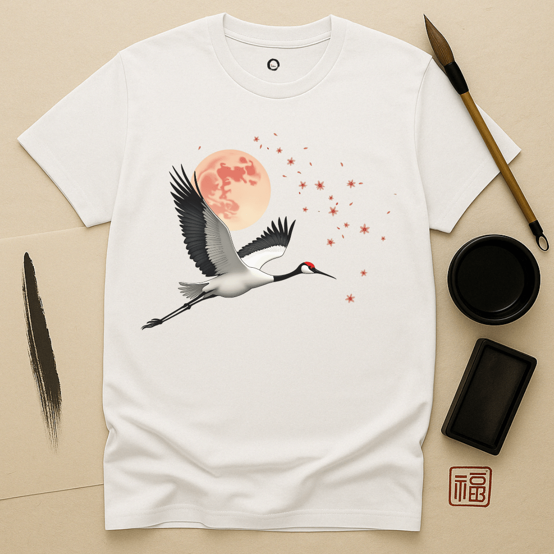 Crane Moon T-Shirt
