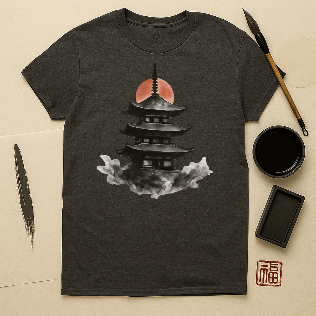 Moonlit Pagoda T-Shirt