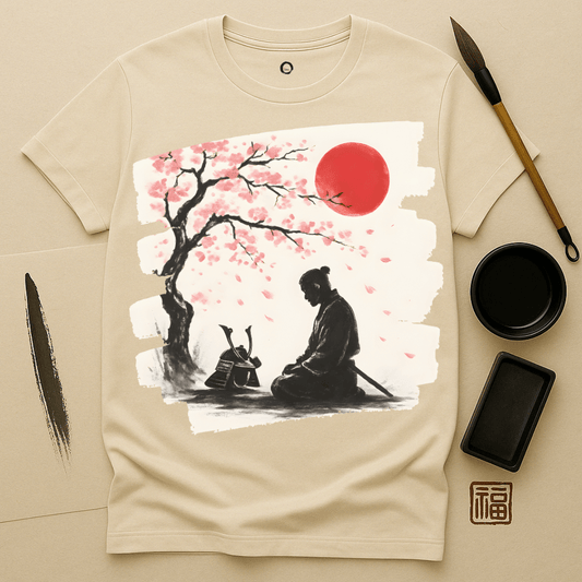 Blossom Silence Samurai T-Shirt