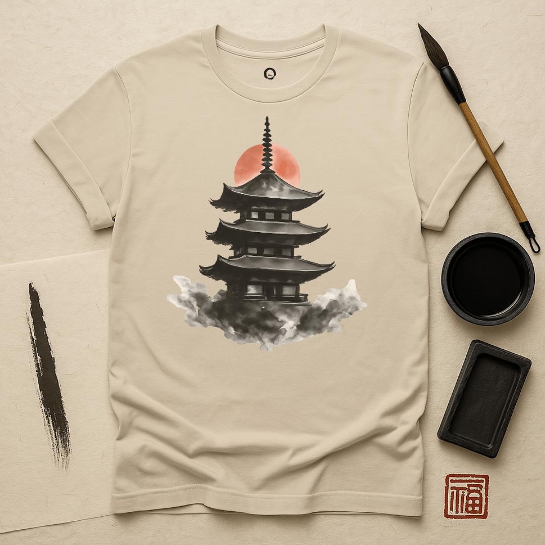 Moonlit Pagoda T-Shirt