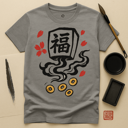Lantern of Luck with Sakura T-Shirt