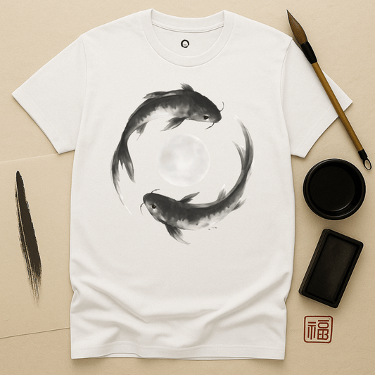 Twin Koi Moon T-Shirt